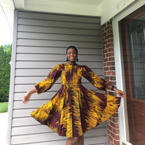 African Flare Dresses - Picture 1 of 3